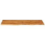 Bathroom Vanity Top Solid Acacia Wood 140x52x2.5 cm