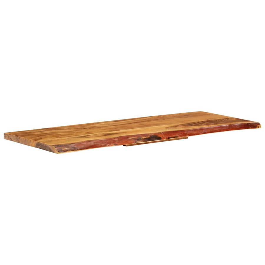 Bathroom Vanity Top Solid Acacia Wood 140x52x3.8 cm