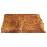 Bathroom Vanity Top Solid Acacia Wood 140x52x3.8 cm - Top-Down View