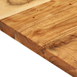 Bathroom Vanity Top Solid Acacia Wood 140x52x3.8 cm - 45-Degree Angle