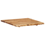 Table Top Solid Acacia Wood 58x(50-60)x2.5 cm - Low Angle