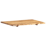 Table Top Solid Acacia Wood 80x(50-60)x2.5 cm - Extra Image