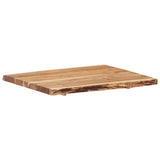 Table Top Solid Acacia Wood 80x(50-60)x3.8 cm - 45-Degree Angle