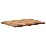 Table Top Solid Acacia Wood 80x(50-60)x3.8 cm - Extra Image