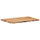 Table Top Solid Acacia Wood 100x(50-60)x3.8 cm - Extra Image