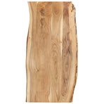 Table Top Solid Acacia Wood 118x(50-60)x2.5 cm