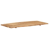 Table Top Solid Acacia Wood 118x(50-60)x2.5 cm - 45-Degree Angle