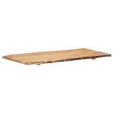 Table Top Solid Acacia Wood 118x(50-60)x2.5 cm - Extra Image