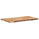 Table Top Solid Acacia Wood 118x(50-60)x3.8 cm - 45-Degree Angle