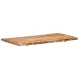 Table Top Solid Acacia Wood 118x(50-60)x3.8 cm - Low Angle