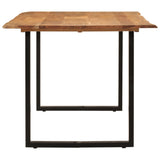 Dining Table 180x90x76 cm Solid Acacia Wood - Side View
