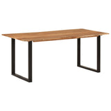Dining Table 180x90x76 cm Solid Acacia Wood - Extra Image