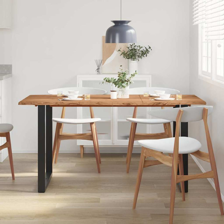 Dining Table 154x80x76 cm Solid Acacia Wood