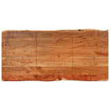 Dining Table 140x70x76 cm Solid Acacia Wood - Top-Down View