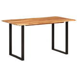 Dining Table 140x70x76 cm Solid Acacia Wood - Extra Image