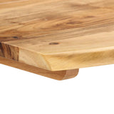 Dining Table 118x58x76 cm Solid Acacia Wood