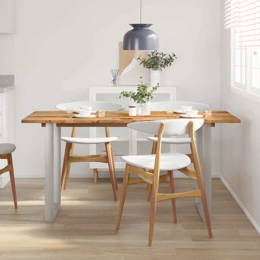 Dining Table 154x80x76 cm Solid Acacia Wood