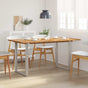 Dining Table 154x80x76 cm Solid Acacia Wood