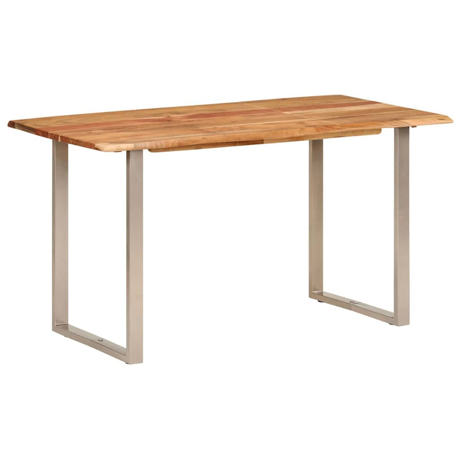 Dining Table 140x70x76 cm Solid Acacia Wood