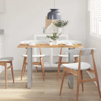 Dining Table 118x58x76 cm Solid Acacia Wood