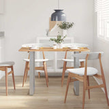 Dining Table 118x58x76 cm Solid Acacia Wood - Side View