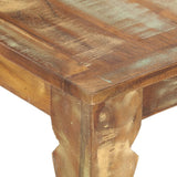 Dining Table 140x70x76 cm Solid Wood Reclaimed - Side View