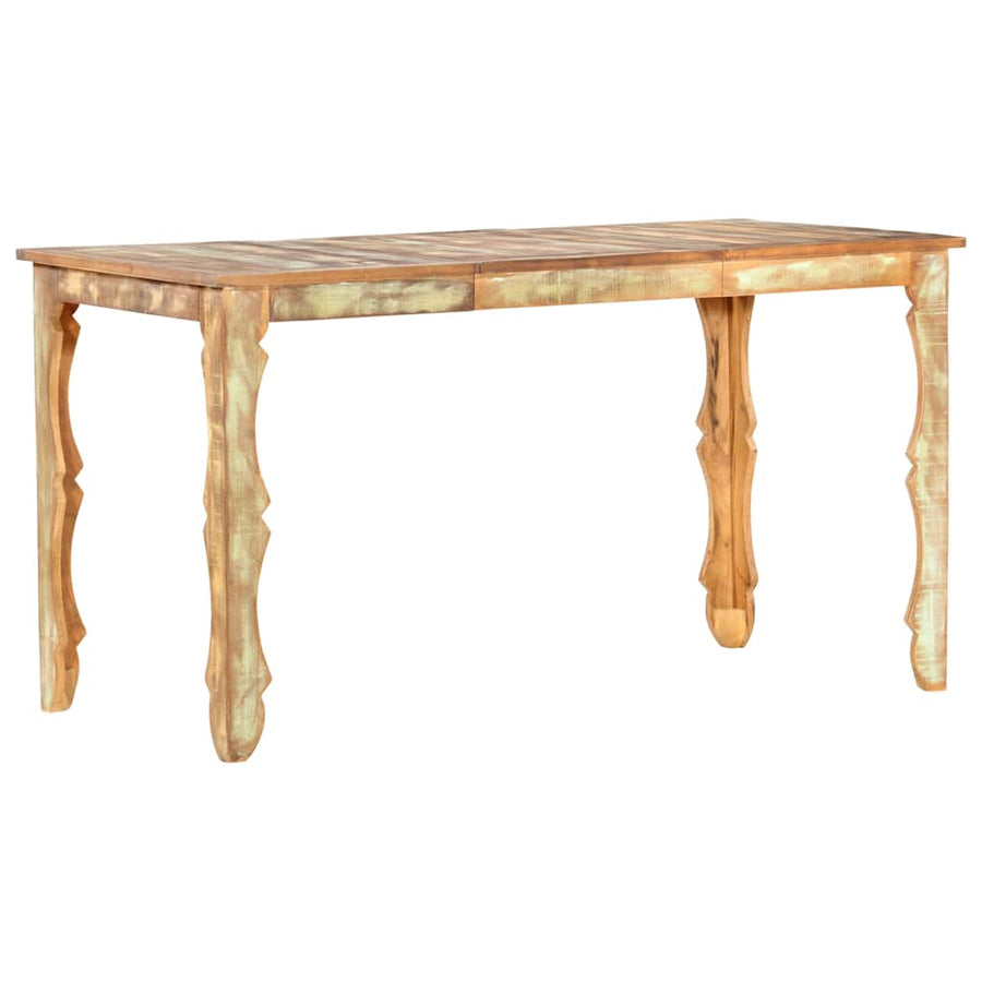 Dining Table 140x70x76 cm Solid Wood Reclaimed