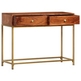 Console Table 100x35x76 cm Solid Wood Acacia - Front View