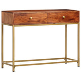 Console Table 100x35x76 cm Solid Wood Acacia - Extra Image
