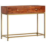 Console Table 100x35x76 cm Solid Wood Acacia - Extra Image