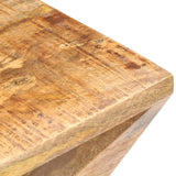 Side Table 35x35x55 cm Solid Wood Mango - Side View