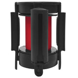 Retractable Belt Barrier 200 cm Red - Side View