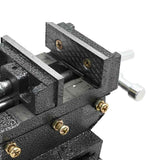 Manually Operated Cross Slide Drill Press Vice 70 mm - 45-Degree Angle