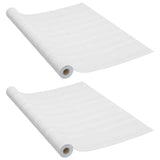 Self-adhesive Door Films 2 pcs White Wood 210x90 cm PVC - Front View