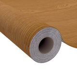Self-adhesive Door Films 2 pcs Light Oak 210x90 cm PVC - Top-Down View