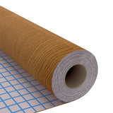 Self-adhesive Door Films 2 pcs Light Oak 210x90 cm PVC
