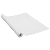 Self-adhesive Furniture Film White Wood 500x90 cm PVC