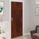 Self-adhesive Furniture Film Dark Oak 500x90 cm PVC - Side View