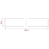 Self-adhesive Furniture Film Black 500x90 cm PVC