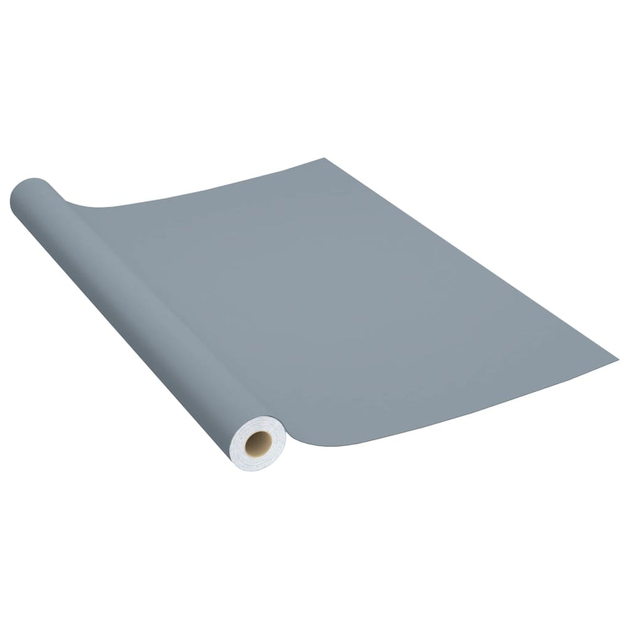 Self-adhesive Furniture Film Grey 500x90 cm PVC