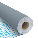 Self-adhesive Furniture Film Grey 500x90 cm PVC - Top-Down View