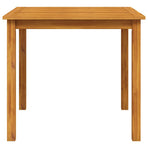Garden Table 85x85x74 cm Solid Acacia Wood