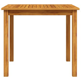 Garden Table 85x85x74 cm Solid Acacia Wood
