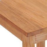 Bar Stools 4 pcs Solid Wood Teak - 45-Degree Angle