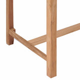 Garden Bar Table 110x60x105 cm Solid Teak Wood - Top-Down View