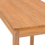 Garden Bar Table 110x60x105 cm Solid Teak Wood
