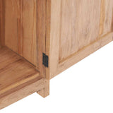 Sideboard 50x30x90 cm Solid Teak Wood - Rear View