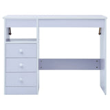 Children Drawing Study Desk Tiltable White - Top-Down View