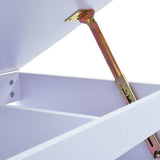 Children Drawing Study Desk Tiltable White - Extra Image