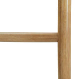 Towel Ladder with 5 Rungs 170 cm Bamboo - Side View